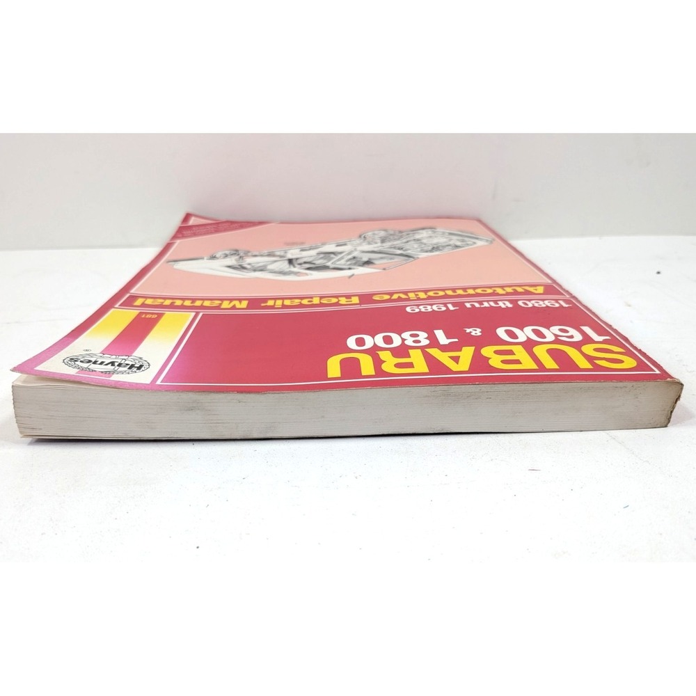 SUBARU 1600 and 1800 1991-1992 all models Haynes Automotive Repair Manual #681 - Picture 7 of 7
